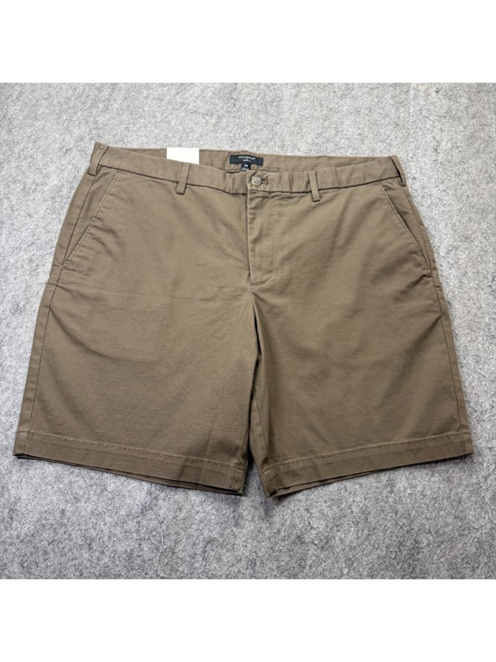 Banana Republic Lived In Shorts Men 38 Brown Stretch 9" Flat Front